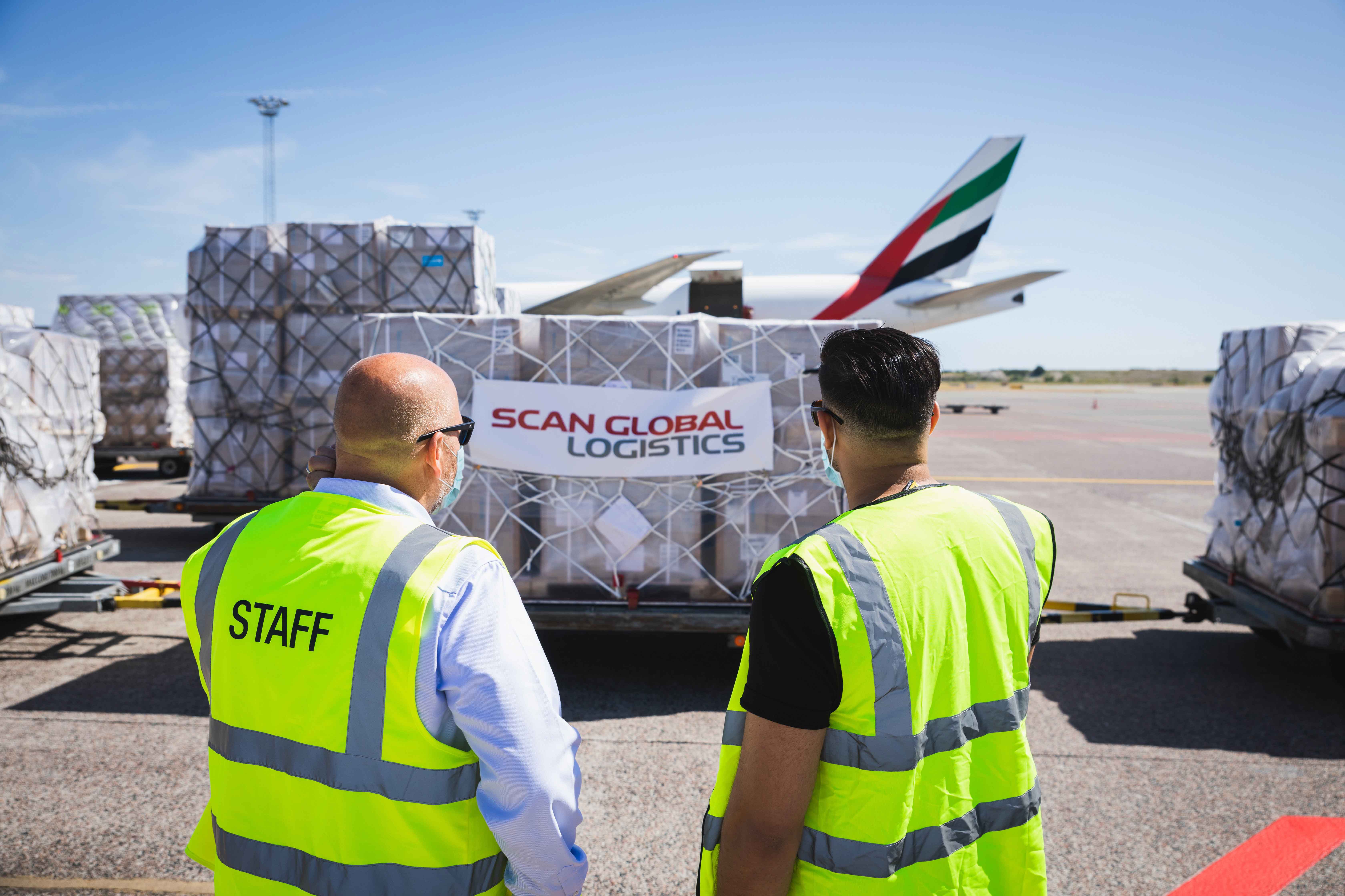Airplane Cargo In Airport Kastrup 09 2021