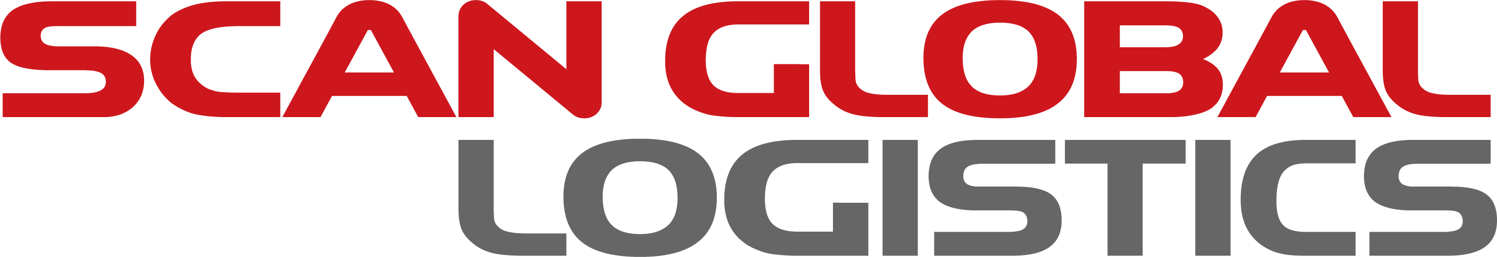Scan Global Logistics logo featuring bold red and gray typography on a white background